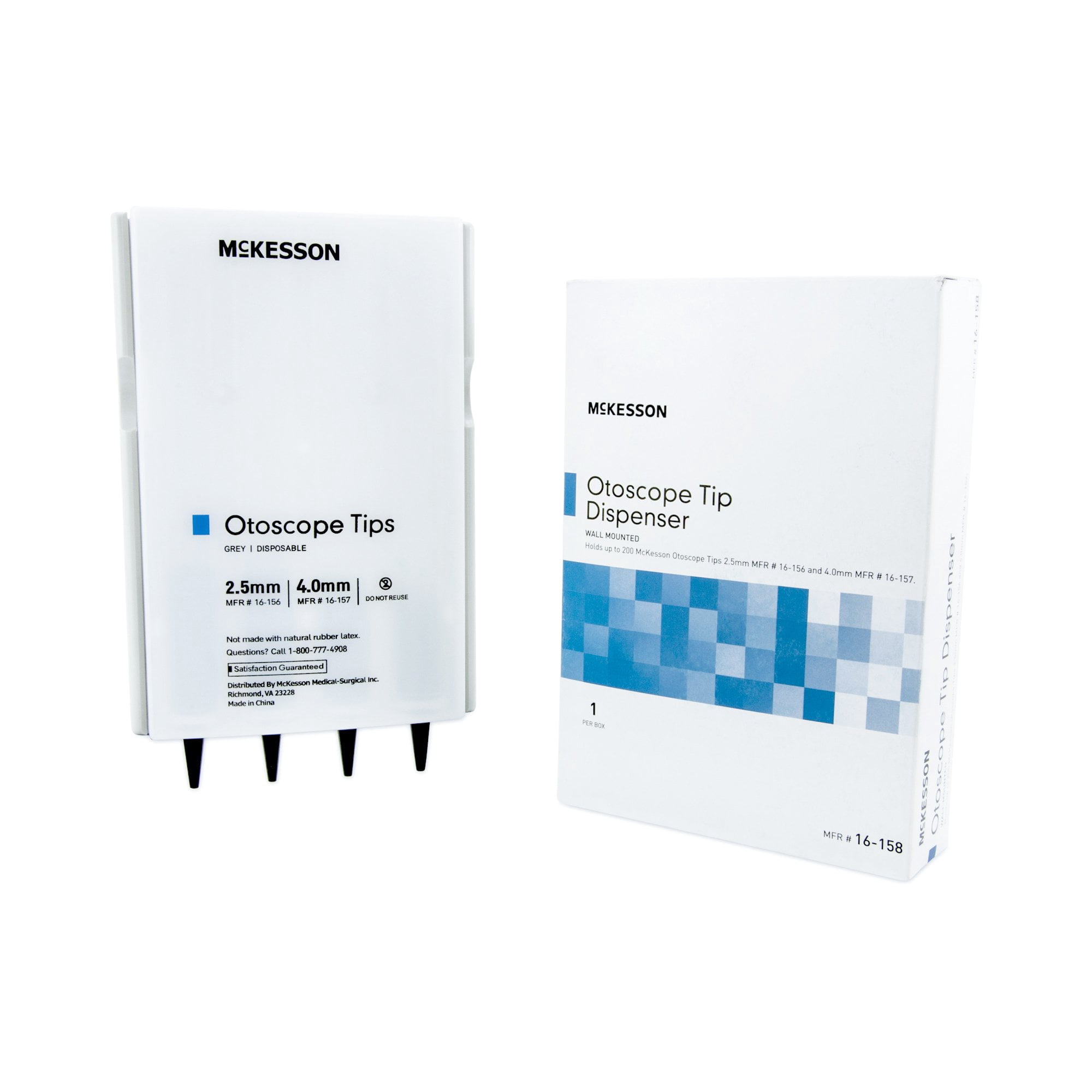 McKesson Otoscope Tips Dispenser - Wall Mount for Medical Offices, 5.5 in x 8 in, 10 Count
