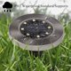 thumbnail image 4 of Solpex 12-pack ground lights with solar cells, 8 LED solar lights outdoor waterproof garden lights for yard deck lawn patio walkway, 4 of 5
