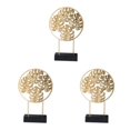 thumbnail image 4 of Guardoinrt Creative Nordic Home Decoration Accessories Iron Office Home Desktop Decor Gold S 3Set, 4 of 6