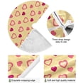 thumbnail image 2 of FMSHPON Valentine's Day Cute Love Heart Xmas Christmas Tree Skirt Stand Mat for Holiday Party Decoration Indoor Outdoor 48 inches, 2 of 6