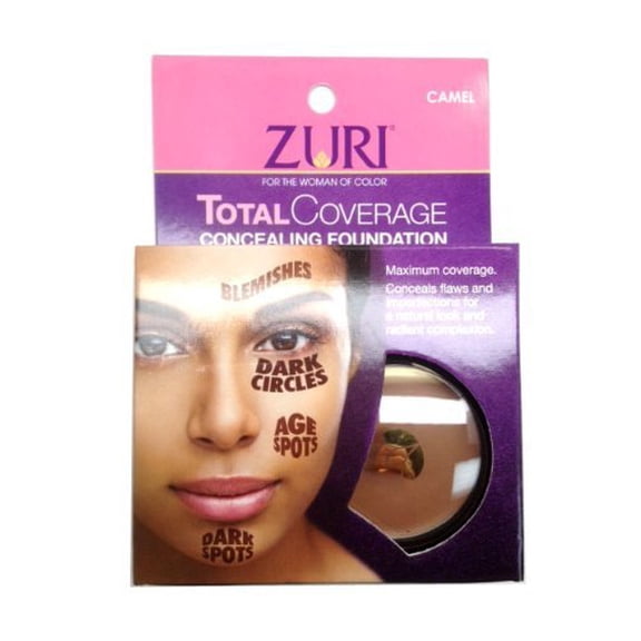 Zuri Total Coverage Concealing Foundation - Camel 1.4 oz.