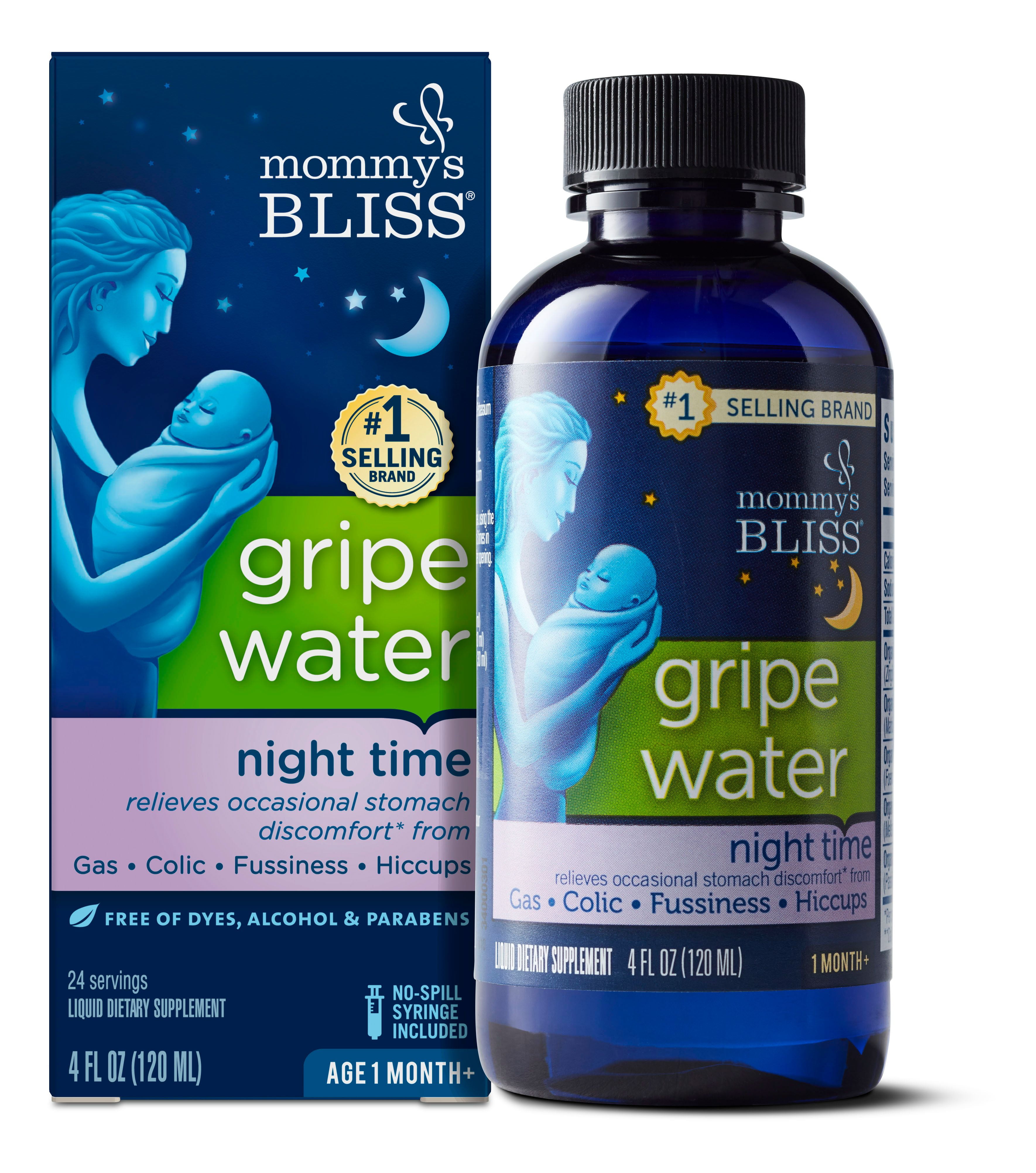 mommy's bliss gripe water night time for colic