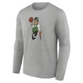 thumbnail image 2 of Men's Gray Boston Celtics Alternate Logo Long Sleeve T-Shirt, 2 of 3