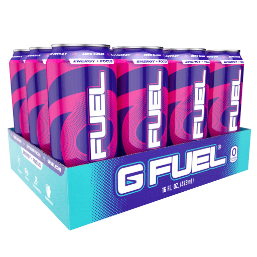 12 Cans G Fuel Fazeberry Sugar Free Energy Drink 16 Fl Oz Walmart Com Walmart Com