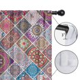 thumbnail image 4 of Blackout Kids Curtains,Boho Bohemia Flower Childrens Insulated Curtains Set Of 2,Bedroom Essentials,Toddler Room Decor 42"x54"(106x137cm), 4 of 4