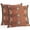 Dark Brown Black, variant on Throw Pillow Covers 26x26 Inch Set of 2, Brown Red Waterproof Outdoor Pillow Covers, Vintage Boho Ethnic Geometric Abstract Art Decorative Cushion Pillowcases for Couch, Sofa, Bed, Garden, Patio