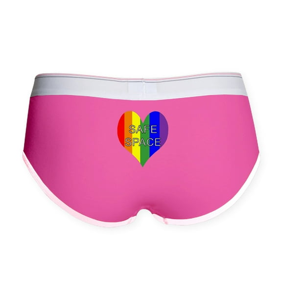 CafePress - Safe Space In Heart Women's Boy Brief - Women's Novelty Briefs, Size S-XL