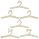 thumbnail image 4 of Mini Clothes Hangers Small Wooden Hanger For Kids Room Beige Hanging Clothes 6Pcs, 4 of 5