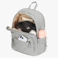 thumbnail image 5 of Classic Quilted Laptop Backpack – Hynes Eagle – Stone Gray, 5 of 10