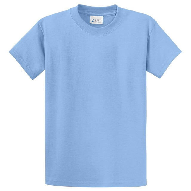 Port and Company PC61 Adult's Essential T-Shirt Light Blue Medium