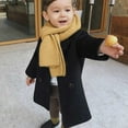 thumbnail image 4 of Baby Jacket Toddler Baby Kids Boys Girls Thick Warm Solid Coat Clothes Child's Winter en Coat New Fall Jackets Winter Outerwear Black 4-5T, 4 of 5
