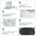 thumbnail image 6 of Costway 13lbs Portable Semi-Automatic Twin Tub Wash Machine W/ Built-In Drain Pump Grey, 6 of 10