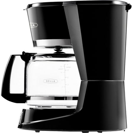 Bella - 12-Cup Programmable Coffee Maker - Black
