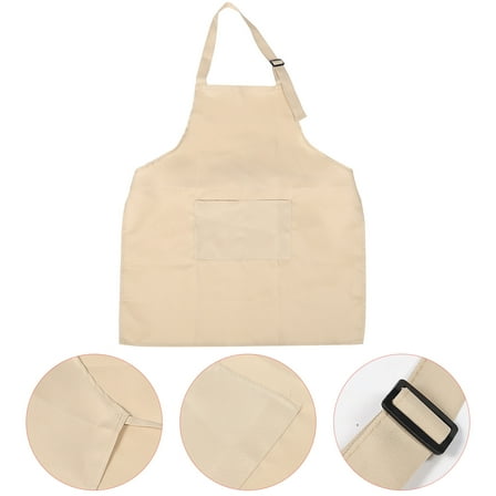 Minkissy Apron For Kitchen Men Adjustable Bib Style With Pockets 1Pack