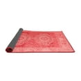 thumbnail image 2 of Ahgly Company Indoor Square Oriental Red Modern Area Rugs, 6' Square, 2 of 4