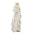 thumbnail image 2 of Kurt Adler 21" Silver, White and Lavender Blue Standing Santa, 2 of 4