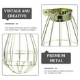 thumbnail image 4 of Light Bulb Covers for Ceiling Lights 4 Pcs Old Fashioned Retro Decor Hanging Lamp Dining Room Lighting Metal Guard, 4 of 6