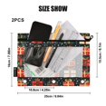 thumbnail image 3 of Ckdifva Christmas Gifts Pencil Pouch 3 Ring Zipper Pencil Case Binder Pockets Clear Top Cosmetic Bag 2 Pack, 3 of 6
