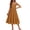 Brown, variant on Arshiner Girl's Sundresses Summer Boho Strap Tiered Cami Maxi Dresses with Pockets