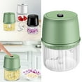thumbnail image 2 of Electric Mini Food Chopper, Ongmies Food Chopper Usb Rechargeable One Button Operation Easy to Use Energy Saving Garlic Chopper, Green, 2 of 6