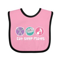 Inktastic Eat Sleep Pilates Girls Baby Bib
