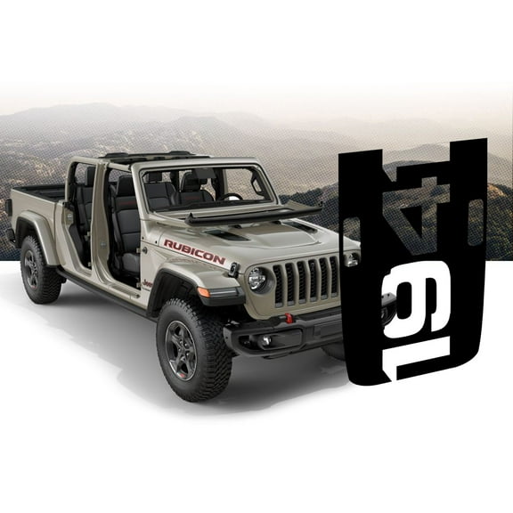 Collectible Decals JL/JT Power-Dome 1941 Hood Blackout Decal