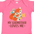 thumbnail image 4 of Inktastic Godmother Loves Me Woodland Fox Boys or Girls Baby Bodysuit, 4 of 5