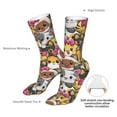 thumbnail image 4 of Uemuo Cute Cat Cartoon for 16in Socks, Cotton Socks Sports Socks Knee High Socks Comfortable Socks For Men, Women, 4 of 7