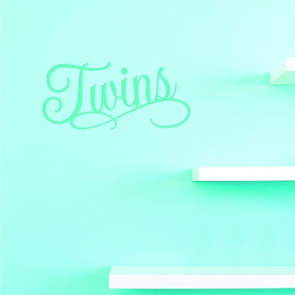 Custom Decals Twins Wall Art Size: 8 X 20 Inches Color: As Seen
