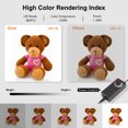 thumbnail image 3 of ‌B-Qtech 16"x16" Foldable LED Light Box, Portable Desktop Photo Studio Kit with 4 PVC Backdrops for Product Photography, 3 of 10