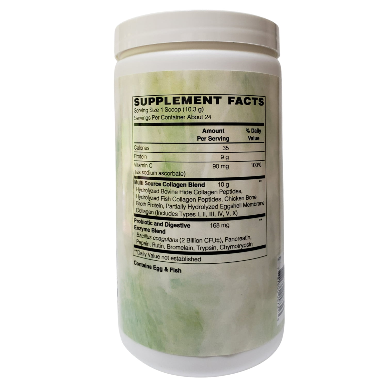 Holly Hill Health Foods Multi-Source Collagen Peptides Powder, Unflavored, 8.68 Ounces