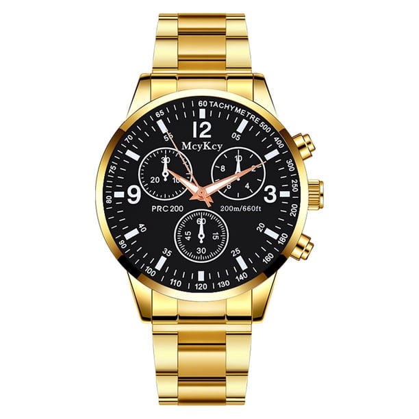 Reloj de pulsera de acero inoxidable reloj de hombre de cuarzo reloj de regalo ganador reloj elección de regalos Comprar 2 Barco 3