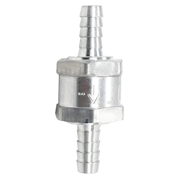 GELGP 8mm 5/16" Fuel Non Return One Way Check Valve for Petrol Diesel Fuel Oil Water Aluminium Alloy