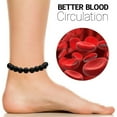 thumbnail image 3 of Qarigey Amplia gama de usos, de cuentas de piedras preciosas naturales para mujeres y hombres, joyería exquisita, de cristal Ropa, zapatos y accesorios Miscelánea Ojo de tigre de 8MM + negro, 3 of 6