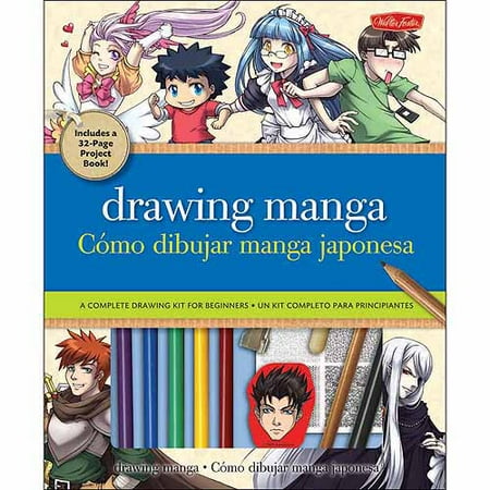 Walter Foster Creative Books Drawing Manga Kit For