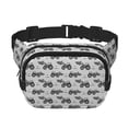 thumbnail image 1 of Balery Gray Tractor Mochila Cinturón para Mujeres y Hombres, Bolsa de Cintura Impermeable de Doble Capa con Correa, 1 of 9