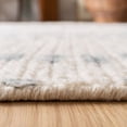 thumbnail image 4 of SAFAVIEH Casablanca Isla Geometric Striped Shag Area Rug, Grey/Ivory, 4' x 6', 4 of 10