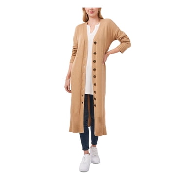 Vince Camuto Women's Open Stitch Duster Black Size Large