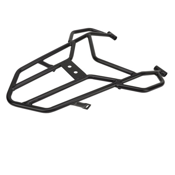 Portaequipaje Trasero, No Destiñe, Aumenta El Espacio De Almacenamiento, Elegante Portaequipajes Para Motocicleta, Construcción De Metal, Superficie De Revestimiento Negro Para