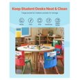 thumbnail image 3 of Chair Pockets for Classroom - 12 Pack - 17x19 Inch Chairback Organizer with Name Tag - School Supplies for Kids - 6 Colors, 3 of 6
