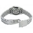 thumbnail image 2 of Seiko Men's 21.2 mm Stainless Steel Automatic Day-Date Wristwatch, Silver, SNK355K1, 2 of 2