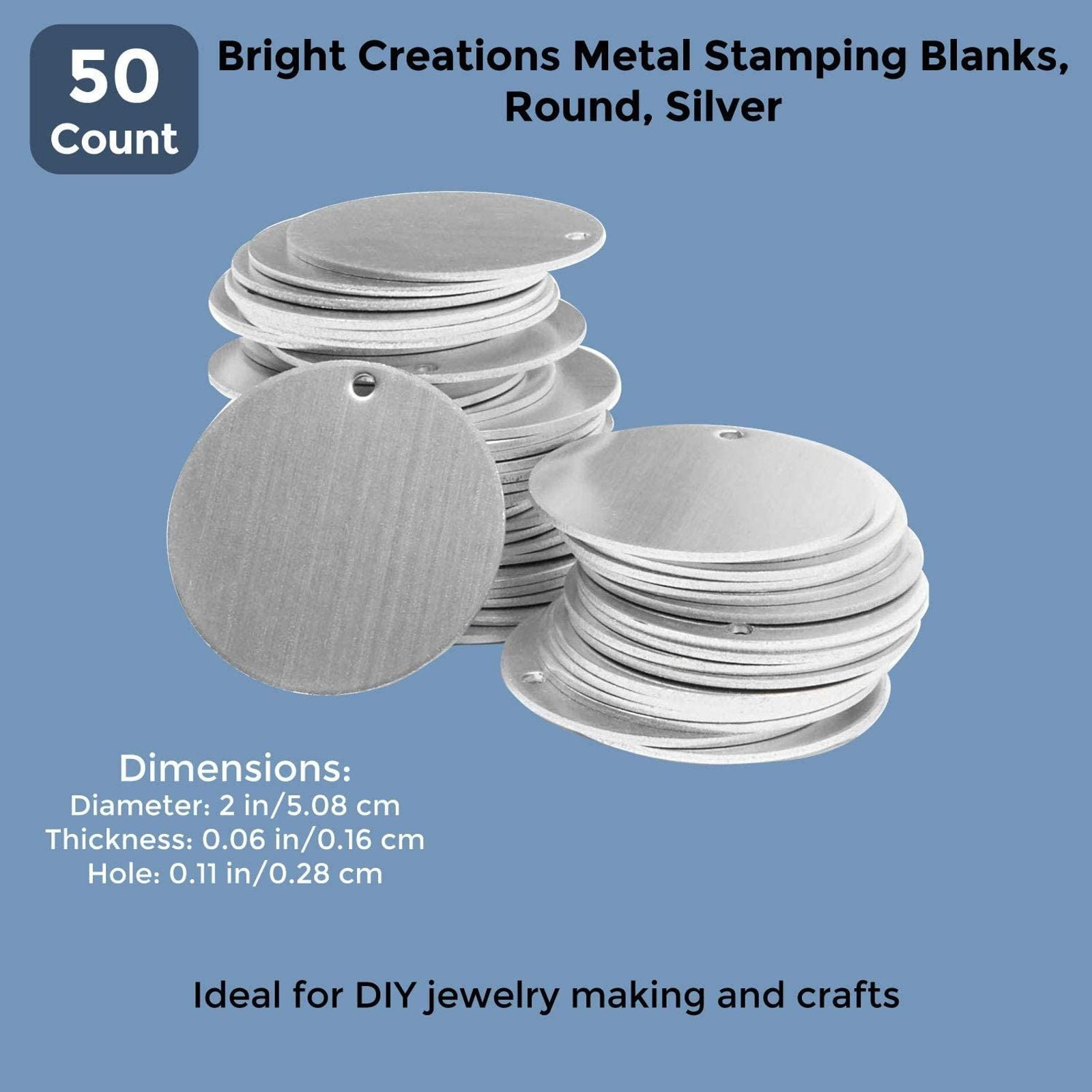 Cheap Flat Metal Stamping Aluminum Flat Metal Blanks Stamping Blanks Ring  Blanks DIY Jewelry Making
