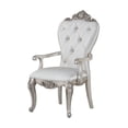 thumbnail image 2 of Acme Gorsedd Arm Chair (Set-2), Cream Fabric & Golden Ivory Finish, Wood, Upholstered (Seat), Location: Indoor, 2 of 7