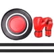 thumbnail image 2 of Almohadilla de boxeo de pared, equipo de fitness, almohadilla de boxeo para practicar taekwondo y karate. Guantes rojos para adultos, 2 of 9