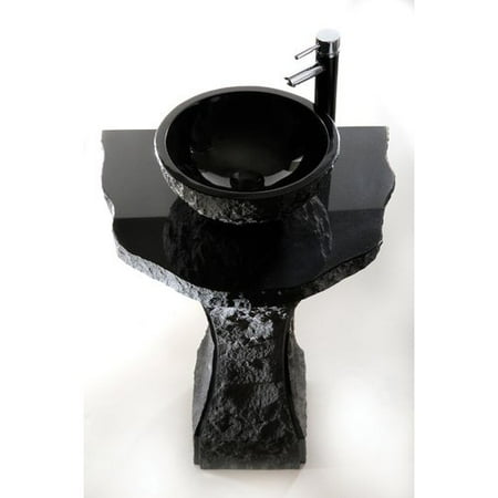 Vessel Pillar - Quiescence Pillar Divine Stone Specialty Vessel Bathroom Sink