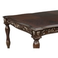 thumbnail image 2 of Benjara Mitch 76-94" Extendable Rectangular Dining Table- Scalloped Edge- Brown, 2 of 8