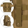 thumbnail image 4 of Tactical Bag Multifunctional Large Capacity Waterproof Men Outdoor Military Waist Fanny Pack Mobile Phone Pouch for Camping, 4 of 7