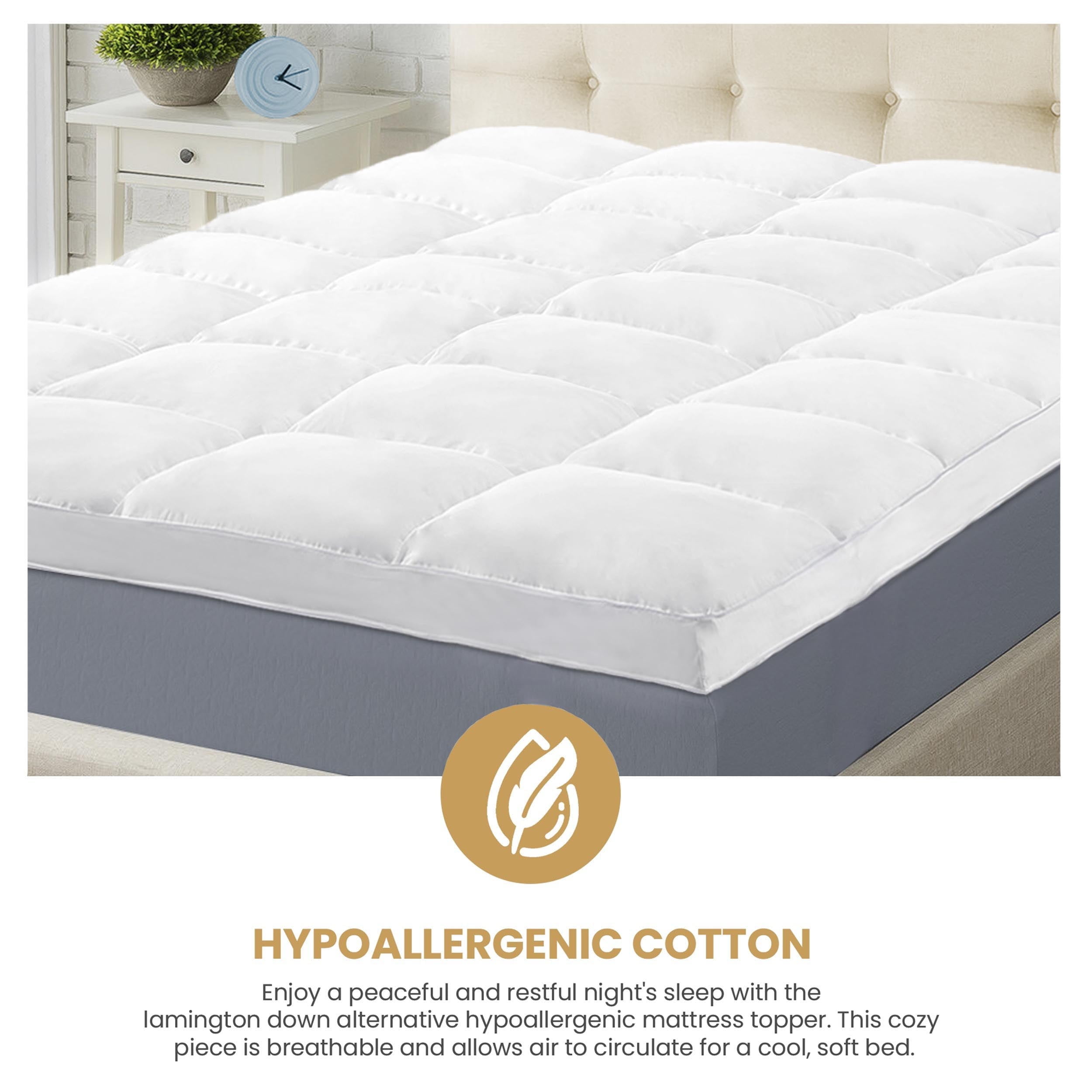 Superior Down Alternative 2" Mattress Topper, Queen