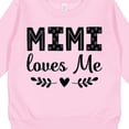 thumbnail image 3 of Inktastic Mimi Loves Me Baby Clothes Girl Toddler Sweatshirt, 3 of 4