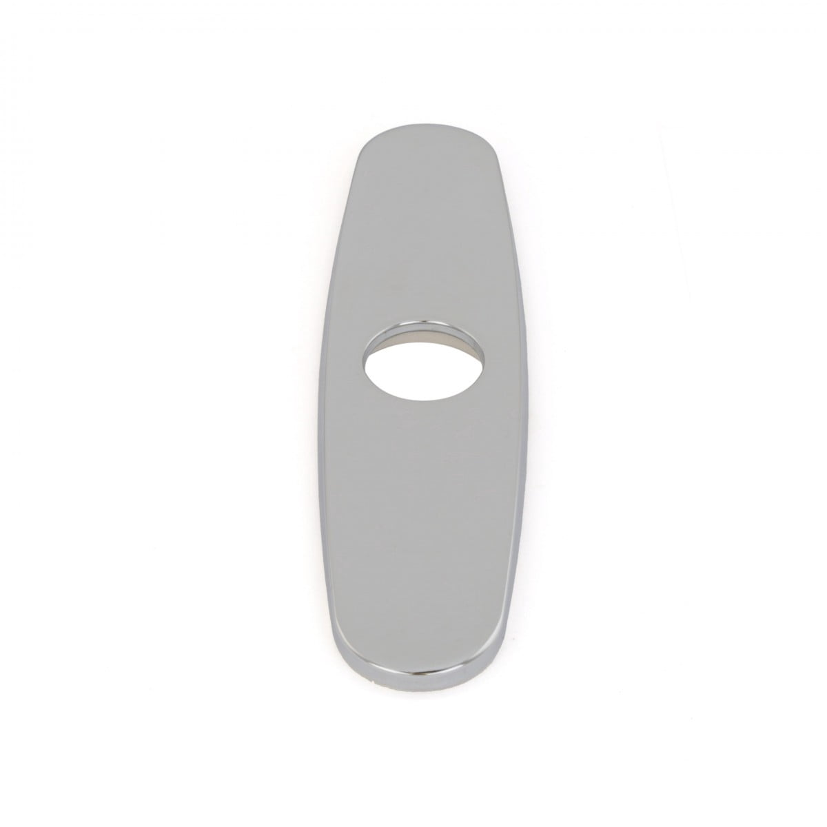 Renovators Supply Manufacturing 8-Inch Chrome Plated Brass Faucet Cover Plate – Single Hole Bathroom Sink Escutcheon for Widespread Faucet Installation by Renovators Supply Manufacturing